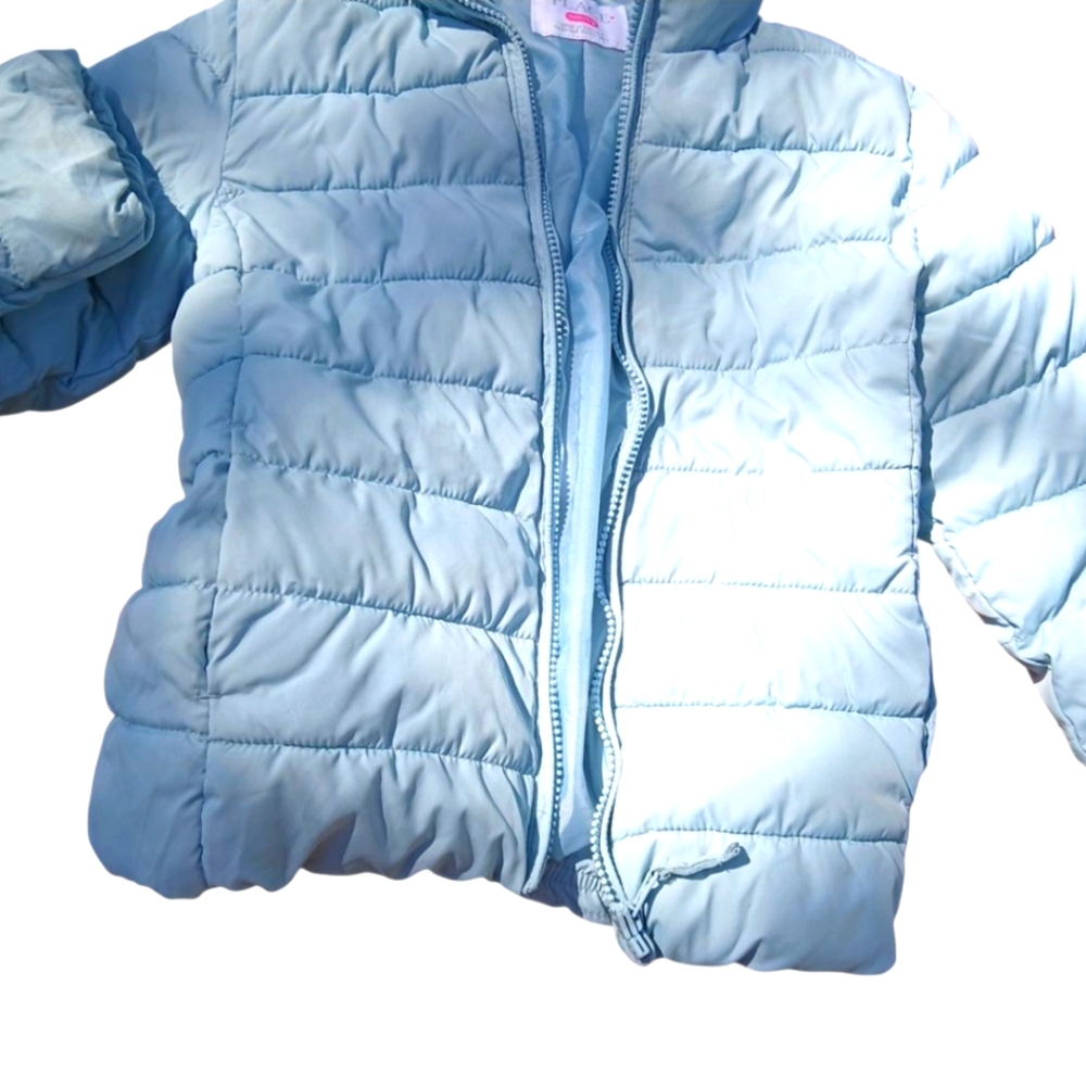 Place Light Blue Puffer Jacket for Kids